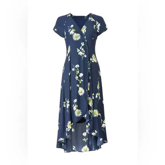 navy blue dress kohls NWT Three Pink Hearts Kohls Navy Tulle Dress With Rainbow Metallic Dots  M(8-10)